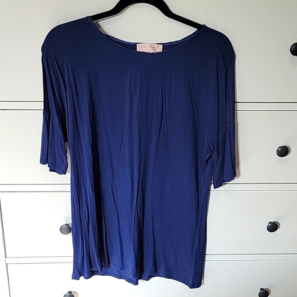 Philosophy navy blue tee